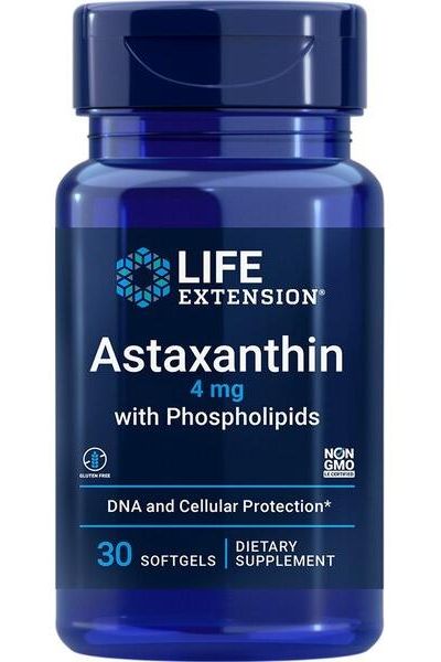 Life Extension - Astaxanthin with Phospholipids, 4mg - 30 softgels - Nutri.se