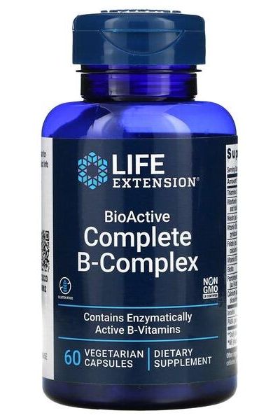 Life Extension - Bio-Active Complete B-Complex - 60 vcaps - Nutri.se