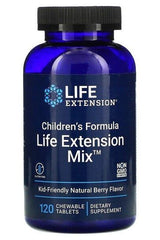 Life Extension - Children's Formula Life Extension Mix, Natural Berry - 120 chewable tabs - Nutri.se