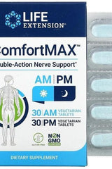 Life Extension - ComfortMax - 30 AM + 30 PM vegetarian tabs - Nutri.se