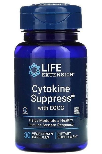 Life Extension - Cytokine Suppress with EGCG - 30 vcaps - Nutri.se