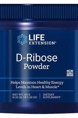 Life Extension - D-Ribose Powder - 150 grams - Nutri.se