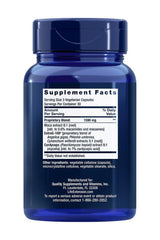 Life Extension Enhanced Sex for Women 50+, 90 veg capsules, supplement facts and ingredients on label.
