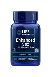 Life Extension Enhanced Sex for Women 50+, 90 vegetarian capsules, supports libido and sexual health.