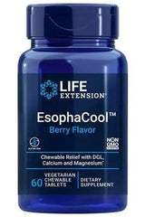 Life Extension - EsophaCool, Berry Flavor - 60 vegetarian chewable tabs - Nutri.se