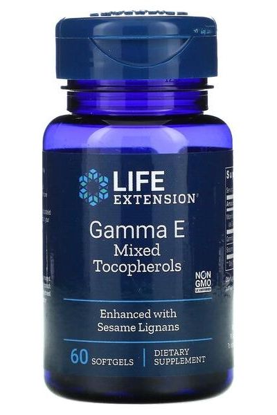 Life Extension - Gamma E Mixed Tocopherols - 60 softgels - Nutri.se
