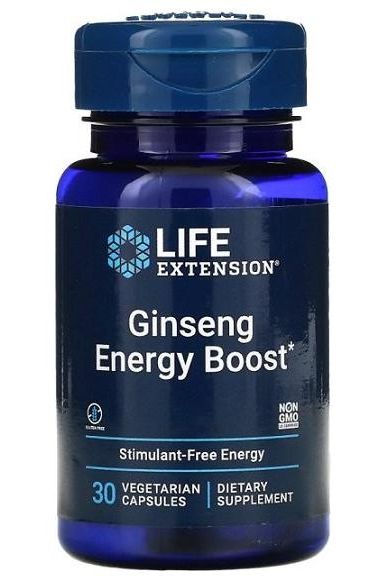 Life Extension - Ginseng Energy Boost - 30 vcaps - Nutri.se