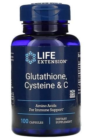 Life Extension - Glutathione, Cysteine & C - 100 caps - Nutri.se Life Extension - Glutathione, Cysteine & C - 100 caps - Nutri.se