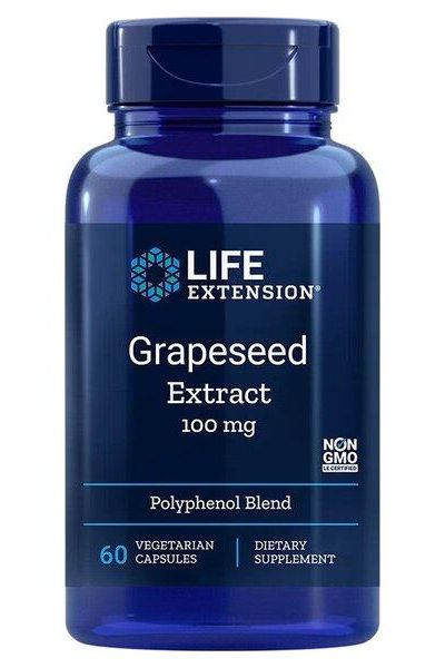 Life Extension - Grapeseed Extract, 100mg - 60 vcaps - Nutri.se