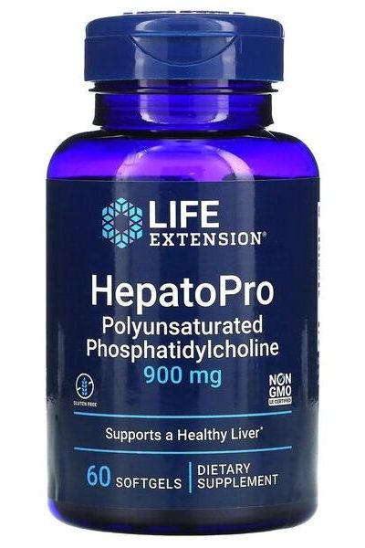 Life Extension - HepatoPro Polyunsaturated Phosphatidylcholine, 900mg - 60 softgels - Nutri.se