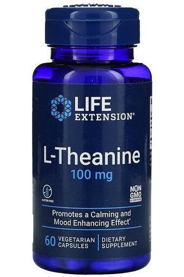 Life Extension - L-Theanine, 100mg - 60 vcaps - Nutri.se