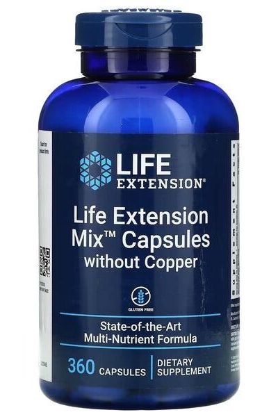 Life Extension - Life Extension Mix Capsules without Copper - 360 caps - Nutri.se