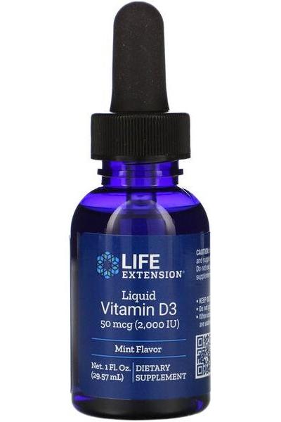 Life Extension - Liquid Vitamin D3 50mcg - 29 ml. - Nutri.se