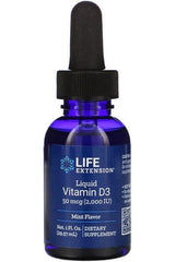 Life Extension - Liquid Vitamin D3 50mcg - 29 ml. - Nutri.se