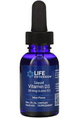 Life Extension - Liquid Vitamin D3, 50mcg (Mint) - 29 ml. - Nutri.se