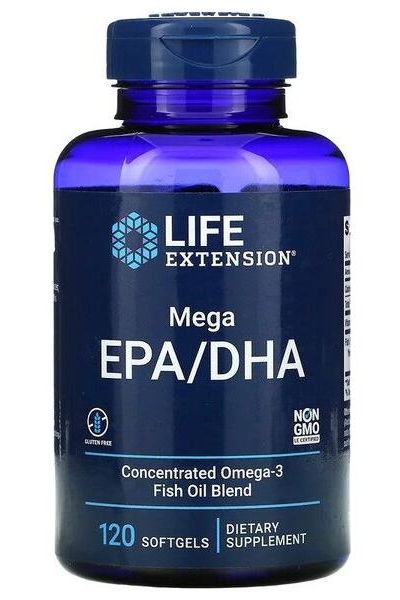 Life Extension - Mega EPA/DHA - 120 softgels - Nutri.se