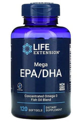 Life Extension - Mega EPA/DHA - 120 softgels - Nutri.se