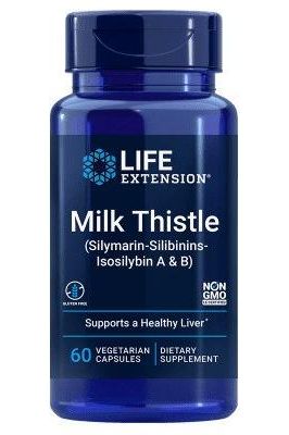 Life Extension - Milk Thistle, Silymarin-Silibinins-Isosilybin A & B - 60 vcaps - Nutri.se