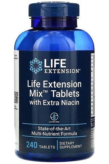 Life Extension - Mix Tablets with Extra Niacin - 240 tablets - Nutri.se Life Extension - Mix Tablets with Extra Niacin - 240 tablets - Nutri.se