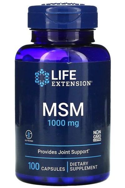 Life Extension - MSM, 1000mg - 100 caps - Nutri.se