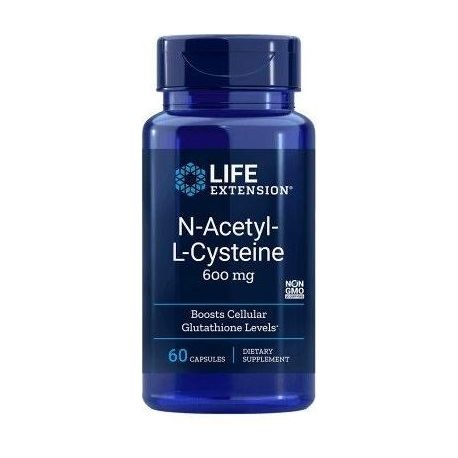 Life Extension - N-Acetyl-L-Cysteine, 600mg - 60 caps - Nutri.se