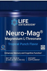 Life Extension - Neuro-Mag Magnesium L-Threonate Tropical Punch - 93g - Nutri.se