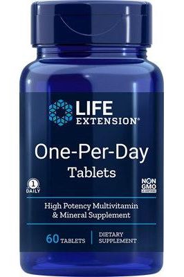 Life Extension - One-Per-Day Tablets - 60 tablets - Nutri.se