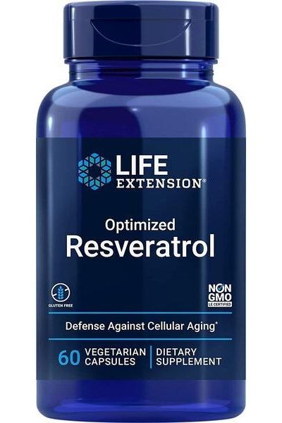 Life Extension - Optimized Resveratrol - 60 vcaps - Nutri.se