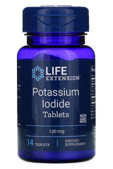 Life Extension - Potassium Iodide Tablets, 130mg - 14 tablets - Nutri.se