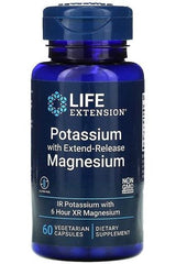 Life Extension - Potassium with Extend-Release Magnesium - 60 vcaps - Nutri.se