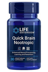 Life Extension - Quick Brain Nootropic - 30 vcaps - Nutri.se