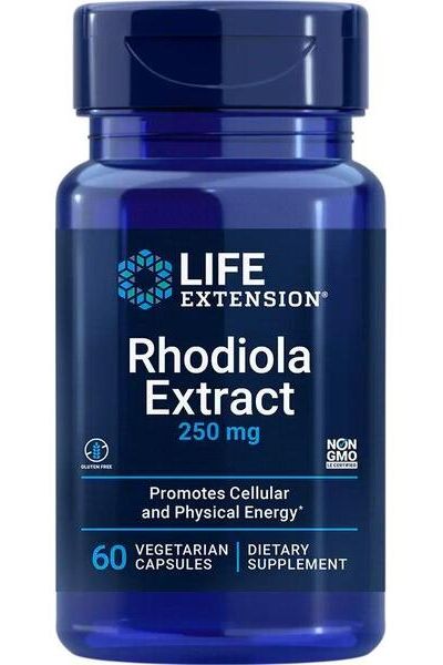 Life Extension - Rhodiola Extract, 250mg - 60 vcaps - Nutri.se
