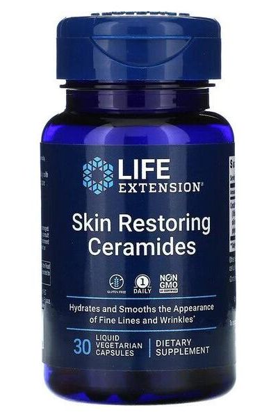 Life Extension - Skin Restoring Ceramides - 30 liquid vcaps - Nutri.se