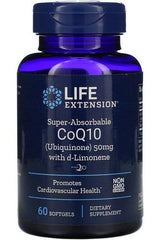 Life Extension - Super Absorbable CoQ10 with d-Limonene, 50 mg - 60 Softgels - Nutri.se