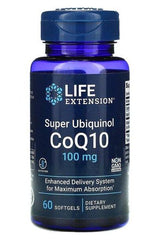 Life Extension - Super Ubiquinol CoQ10, 100mg - 60 softgels - Nutri.se