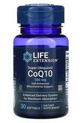 Life Extension - Super Ubiquinol CoQ10 with Enhanced Mitochondrial Support - Nutri.se