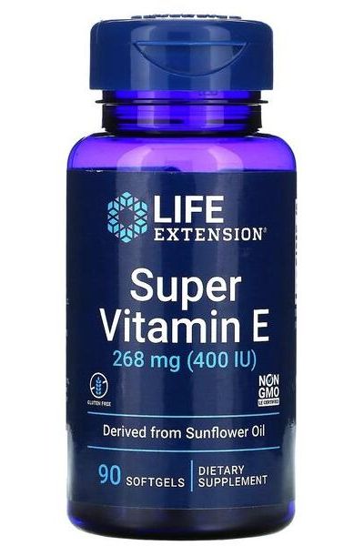 Life Extension - Super Vitamin E, 268mg - 90 softgels - Nutri.se