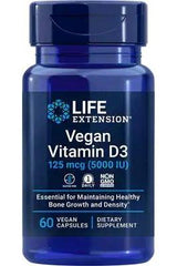 Life Extension - Vegan Vitamin D3, 125mcg - 60 vcaps - Nutri.se