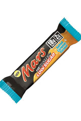 Mars HI-PROTEIN Low Sugar Bar Salted Caramel packaging with 18g protein and low sugar content.
