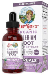 MaryRuth Organics Organic Valerian Root Liquid Drops for calming and improved sleep quality.