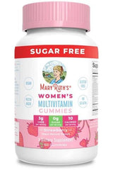MaryRuth's Women's Multivitamin Gummies bottle, strawberry flavor, vegan, sugar-free dietary supplement for women.