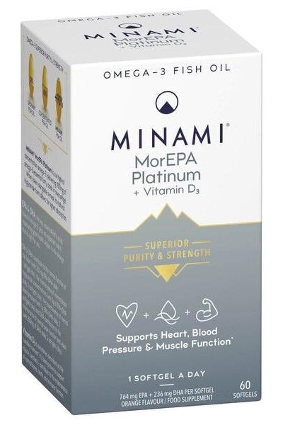 Minami - MorEPA Platinum + Vitamin D3 - 60 softgels - Nutri.se