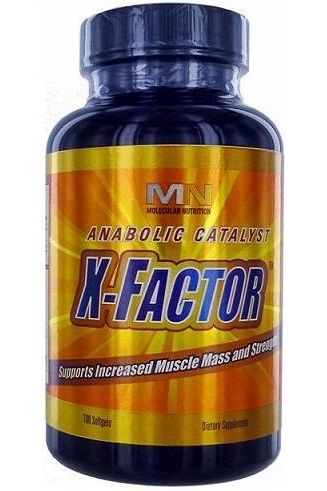 Molecular Nutrition - X-Factor, Anabolic Catalyst - 100 softgels - Nutri.se