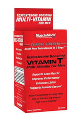 MuscleMeds Vitamin T testosterone boosting multi-vitamin for men, 90 tablets, supports muscle and performance.