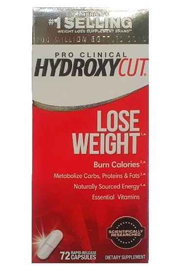 Muscletech - Hydroxycut Lose Weight - 72 rapid release caps