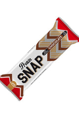 Nanosupps Protein Snap protein bar in chocolate flavor, providing 21g of protein for active women.
