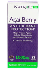 Natrol - Acai Berry, 1000mg - 75 vcaps - Nutri.se