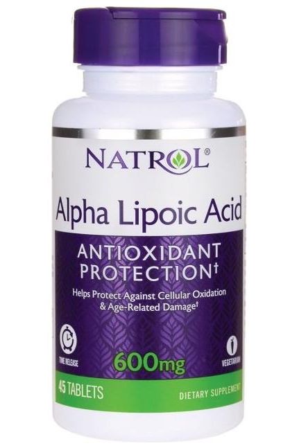Natrol - Alpha Lipoic Acid Time Release, 600mg - 45 tablets - Nutri.se