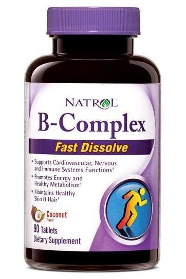 Natrol - B-Complex Fast Dissolve - 90 tablets - Nutri.se