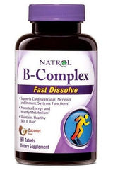 Natrol - B-Complex Fast Dissolve - 90 tablets - Nutri.se